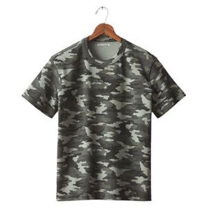 American Giant T-Shirt Mens S Camo Rib Tee Heavyweight Army Military Casual NEW